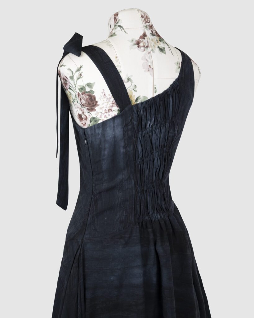 "Reflections" part 2 pre-order 03.05.2025 - 17.05.2025 5 Tie-dye crinkled tencel linen asymmetrical dress