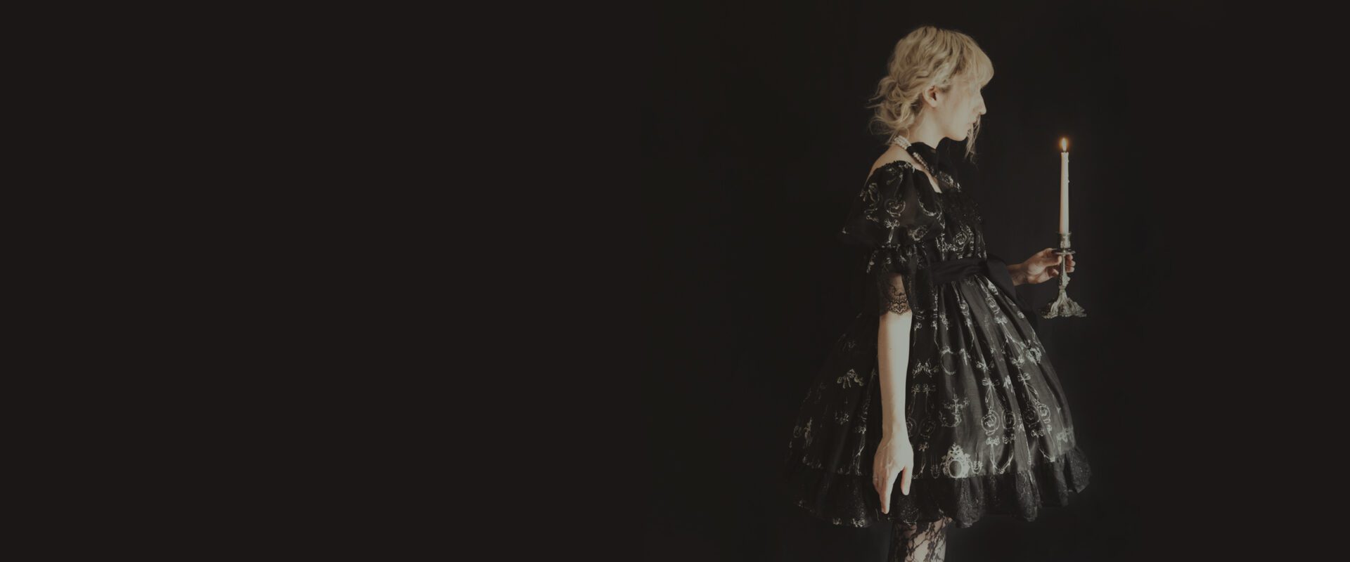 KANEKO silk chiffon dress Etude