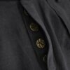 Trousers with overlapping pleats