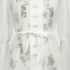 The loose-fitting blouse made of pure silk