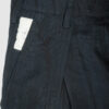 trousers with overlapping pleats bluish black