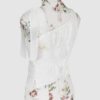 Asymmetric bustier top