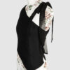 Asymmetric bustier top