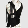 Asymmetric bustier top